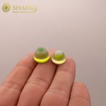 نگین-عقیق-لیمویی-سبز-آبدار-طوق‌دار-کلکسیونی-13-14-میلی‌متر