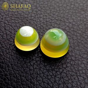نگین-عقیق-لیمویی-سبز-آبدار-طوق‌دار-کلکسیونی-13-14-میلی‌متر