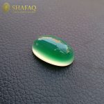 نگین-عقیق-سبز-آبدار-لامپی-فول-تیغ-آب-25-در-17-میلی‌متر