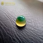 عقیق سبز و زرد 15 میلی متری آبدار