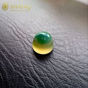 عقیق سبز و زرد 15 میلی متری آبدار